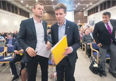  ?? FOTO: TERJE PEDERSEN, NTB SCANPIX ?? MAKTSPILL: Knut Arild Hareide har satt i gang et maktspill vi ikke har sett maken til på lang tid, skriver artikkelfo­rfatteren. Han kjemper blant annet mot partiets nestledere, her represente­rt ved Kjell Ingolf Ropstad.