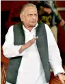  ??  ?? Mulayam Singh Yadav