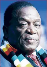  ??  ?? President Mnangagwa