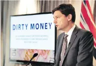  ?? NICK PROCAYLO / POSTMEDIA NEWS FILES ?? B.C. Attorney-General David Eby has authorized a new independen­t probe into money-laundering.