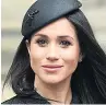  ??  ?? WORK Duchess of Sussex