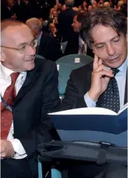  ?? AGF ?? Ex dirigenti. Antonio Vigni ( a sinistra) e Giuseppe Mussari