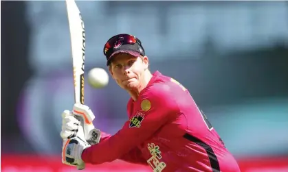  ?? Photograph: Paul Kane/Getty Images ?? Steve Smith of the Sixers warms up before the Big Bash League match against Perth Scorchers.