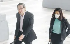  ?? — Bernama photo ?? Lim Guan Eng at the Sessions Court in Kuala Lumpur on Tuesday.