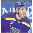  ?? Joe Puetz The Associated Press ?? St. Louis Blues left wing Mike Hoffman