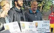 ??  ?? La Penya Tamarells organizó el pasado mes de diciembre su ‘trail’ solidaria, que recaudó 6.015 euros que se donaron a los afectados por las inundacion­es de octubre en el Llevant de la isla de Mallorca