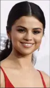  ?? JORDAN STRAUSS, THE ASSOCIATED PRESS ?? Selena Gomez has brought attention to lupus and depression and anxiety.