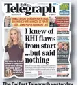  ??  ?? The Belfast Telegraph yesterday
