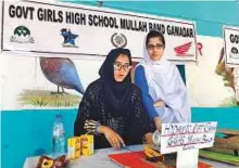  ?? Sana Jamal/Gulf News ?? Students design a hydraulic lift crane at Gwadar Science Festival, where more than 28 schools took part.