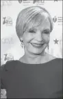  ?? SYLVAIN GABOURY/PATRICK MCMULLAN CO. ?? Florence Henderson attends the Go Red For Women Red Dress Collection at Monahan Station in New York on Feb. 11. Henderson died at the age of 82 on Thursday.