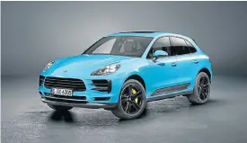  ??  ?? Design changes make the next generation Macan look wider and more sporty.