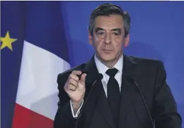  ?? (Photo AFP) ?? François Fillon a concédé « une erreur », tout en défendant pied à pied son honneur.