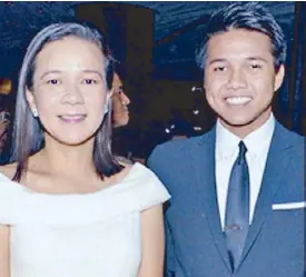  ??  ?? “I think our people are destined to have a better future and if Mom decided to take the lead, siya ang pagbabago na kailangan
ng bansa natin,” says 23-year-old Brian Poe Llamazares of his
mom Grace Poe.