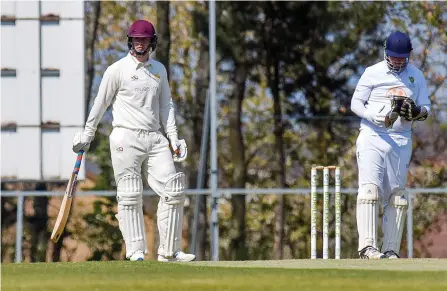  ?? ?? Jack Davies scored 43 for Barlaston, but they were beaten by Moddershal­l & Oulton seconds at the weekend.