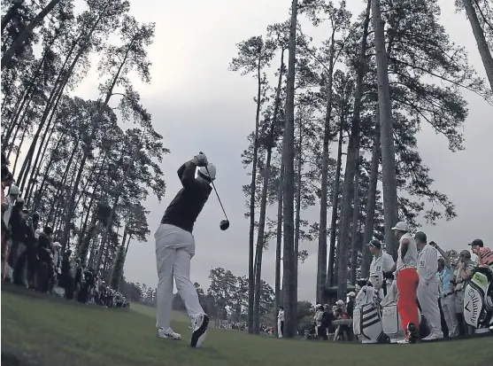  ??  ?? Rory McIlroy among the trees at Augusta National. The host club has a place at golf’s top table as a result of simply running the Masters.