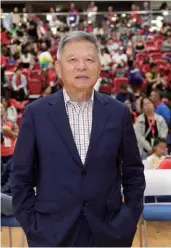  ?? (Photo by VCG) ?? Anthony Goh, vice president of the Internatio­nal Wushu Federation, at the fourth Pan America Traditiona­l Wushu Championsh­ips, Toronto, Canada, August 5, 2023