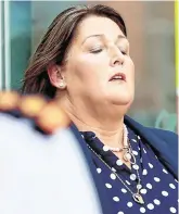  ?? PHOTO: GERRY MOONEY ?? Relief: Caroline Donohoe thanked the jury, her garda colleagues and the prosecutio­n team following yesterday’s guilty verdict.