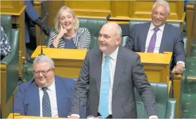  ?? Photo / Mark Mitchell ?? Steven Joyce predicted a fiscal hole.