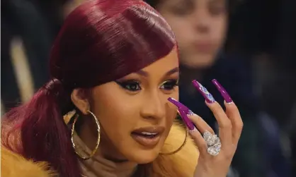  ?? Photograph: Kyle Terada/USA Today Sports ?? A rant by Cardi B about the outbreak was repurposed into a song that entered the US and UK charts.