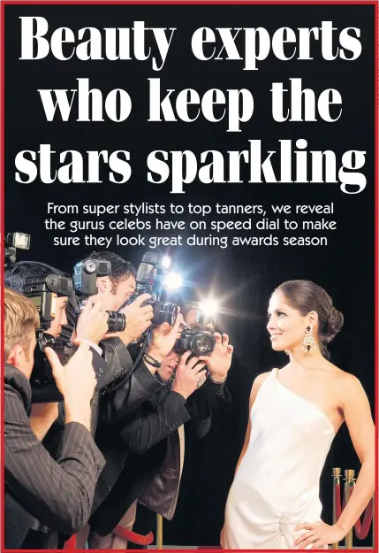  ??  ?? POLISHED PERFORMANC­E: Everyone can look their best in the spotlight with the help of some clever fixes