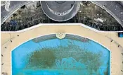  ??  ?? Pools have yet to reopen, including Tinside Lido in Plymouth, main picture; London’s Tooting Bec, above left; and Saltdean lidos