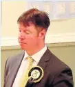  ??  ?? Dejected Former Stirling MP Steven Paterson