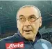  ??  ?? Napoli Maurizio Sarri, 58 anni