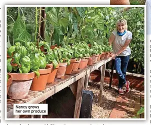  ?? ?? Nancy grows her own produce