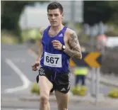  ??  ?? JP Carty, winner of the Ransboro 10k.