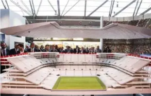  ?? FOTO BELGA ?? Zo zou het Eurostadio­n er moeten uitzien.