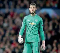  ?? Reuters ?? David de Gea has struggled for form this season. —