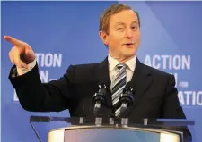  ??  ?? Taoiseach Enda Kenny said the Government would facilitate the passage of legislatio­n.