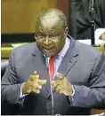  ??  ?? Finance minister Tito Mboweni.