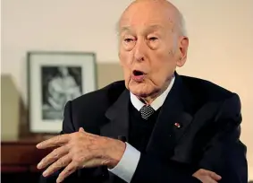  ??  ?? Ex presidente Valéry Giscard d’estaing, 94 anni: è stato presidente della Repubblica francese dal 27 maggio 1974 al 21 maggio 1981