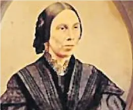  ?? Picture: THE FIJI AND NEW CALEDONIA JOURNALS OF MARY WALLIS, 1851-1853 ?? A portrait of Mary Wallis.