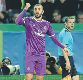  ?? FOTO: EFE ?? Benzema está centrado en el partido ante el Barça que sabe que no será fácil