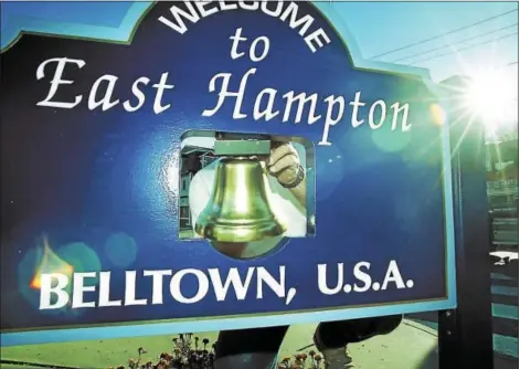  ?? FILE PHOTO ?? East Hampton sign