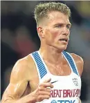  ??  ?? Andrew Butchart will make his half-marathon debut at the Great Scottish Glasgow event.