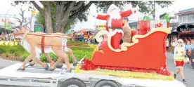  ?? ?? After being postponed in 2021, EPIC Te Puke’s Christmas Float Parade will be back this year.