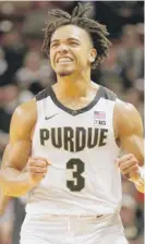  ?? MIC SMITH/AP ?? Guard Carsen Edwards had a team-high 29 points as Purdue advanced to the final of the Charleston Classic.