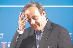  ??  ?? Michel Platini habría recibido dinero de Qatar para la elección del Mundial 2022.