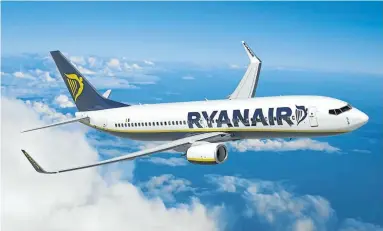  ?? Picture: ryanair.com ?? HIGH PRESSURE It is simply impossible to open a plane door during a flight.