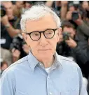  ??  ?? Amazon has reportedly shelved Woody Allen’s latest movie.