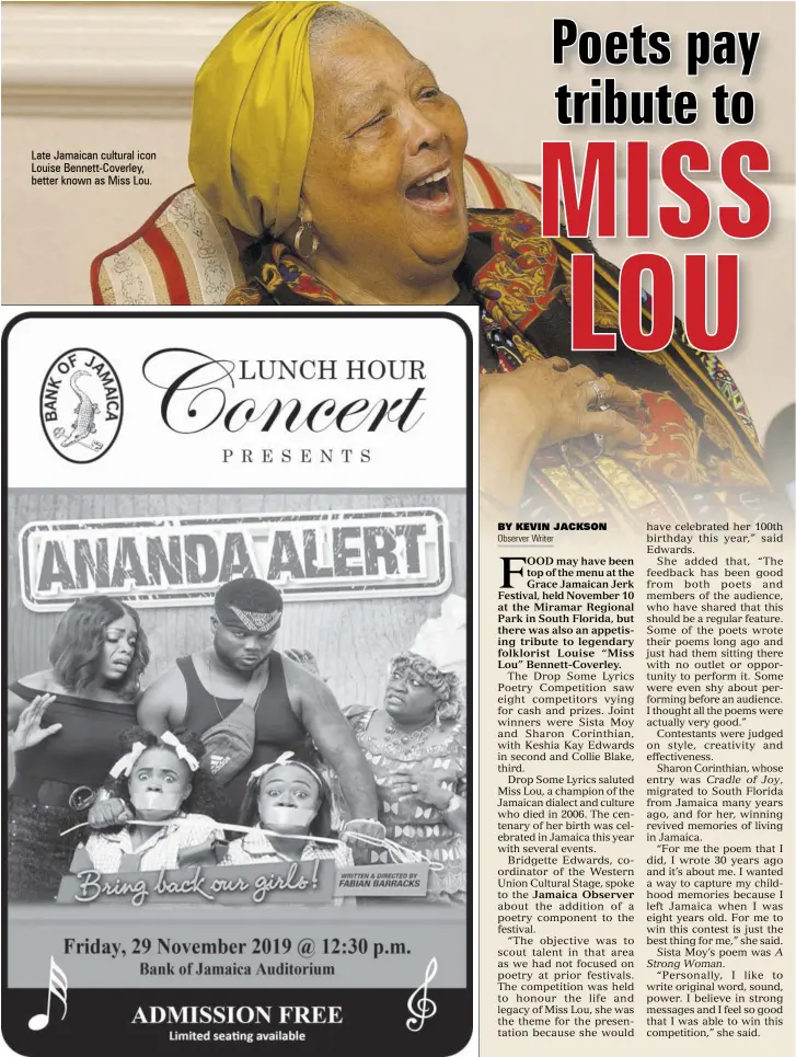 Miss Lou, our second national heroine! - PressReader