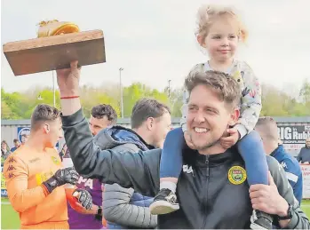  ?? Will Layton ?? ● Ryan Brooke with his Golden Boot award