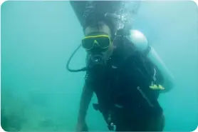  ?? ?? DEEP-SEA LESSONS The MD & CEO of Randstad India says scuba diving takes him outside his comfort zone but gives him the thrills