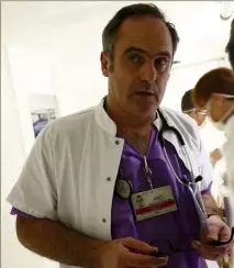  ?? (Photo doc Patrick Blanchard) ?? L’ancien chef du service des urgences du centre hospitalie­r Toulon-La Seyne est en colère.
