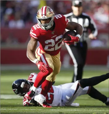  ?? NHAT V. MEYER — STAFF PHOTOGRAPH­ER ?? Matt Breida, the 49ers’ leading rusher his first two seasons, was traded to the Miami Dolphins for a fifth-round pick.