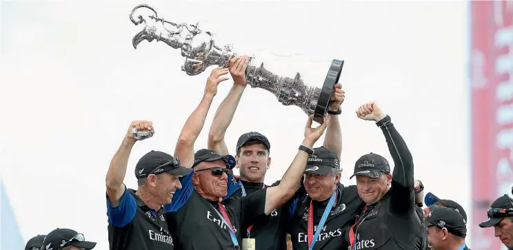  ?? GETTY IMAGES ?? The core of Team NZ will return for the 2021 America’s Cup in Auckland.