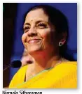  ?? ?? Nirmala Sitharaman Union Finance Minister Government of India